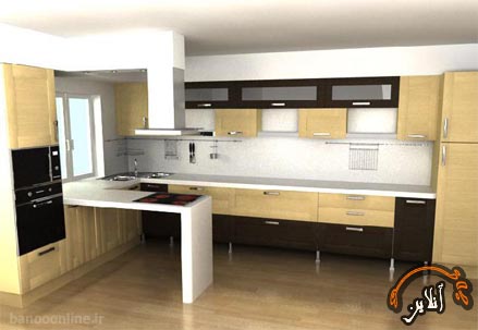 مدل آشپزخانه  مدرن منزل  2015-158